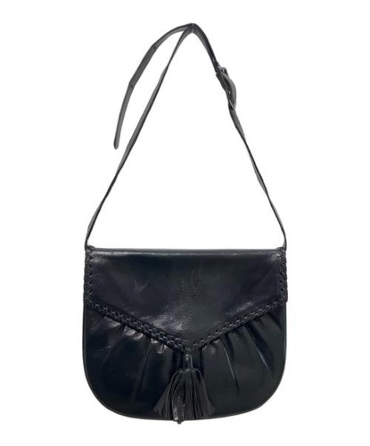 Yves Saint Laurent                    Shoulder bag with tassels black