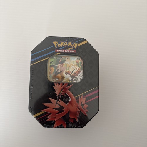 Pokemon TCG 2023 Crown Zenith SWSH Galarian Zapdos Tin SEALED