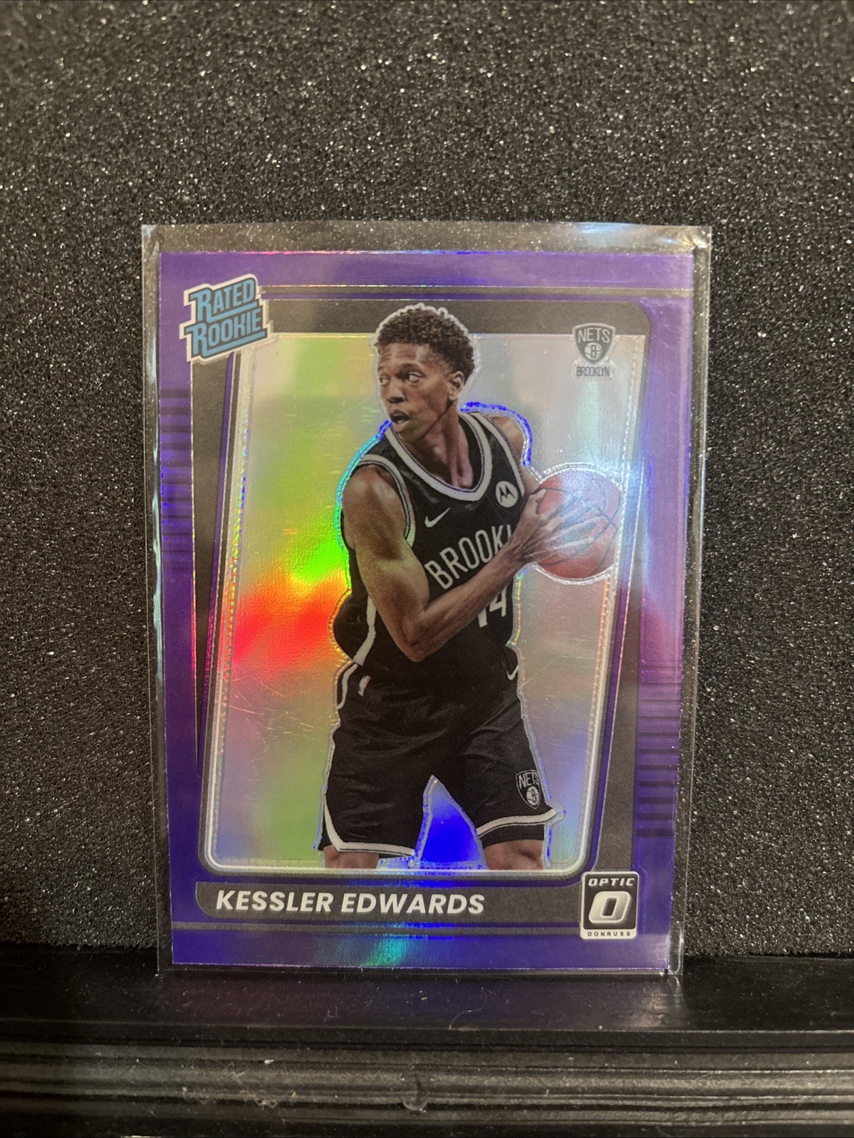 2021-22 Panini Donruss Optic Rated Rookie Kessler Edwards #154 Purple