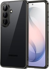 Case for Samsung Galaxy S26, Non-Yellowing Shockproof Bumper Phone Cover, Black