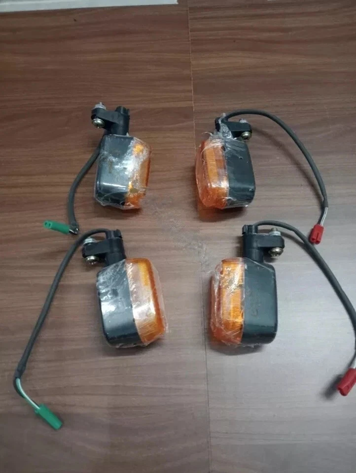 Front & Rear Blinker Turn Signal Indicators Set For Royal Enfield Himalayan 411 - Image 2 of 4