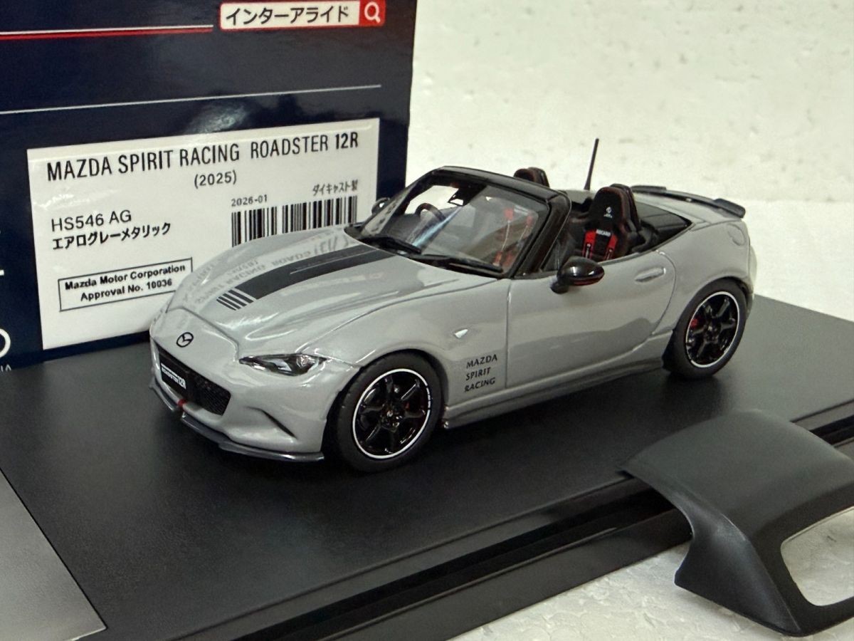 Hi Story HS546AG Mazda Spirit Racing Roadster 12R MX5 Miata 1:43