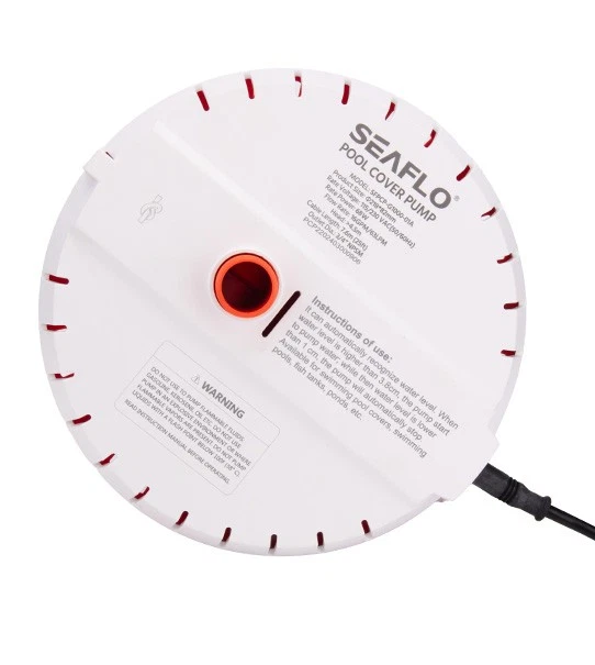 1000GPH SEAFLO Pool Cover Pump Automatic 115V-230V Swimming Pool Water Pump 51W - image 4 of 4