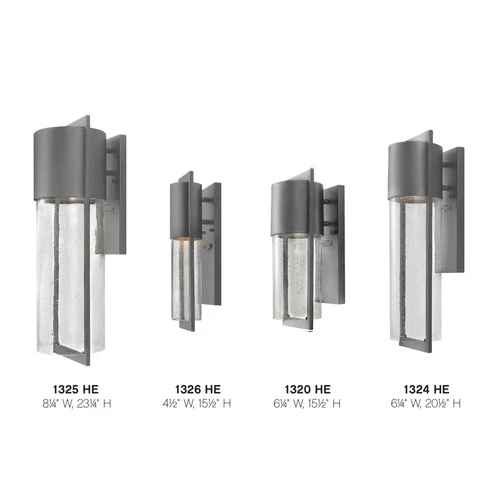 Hinkley Lighting 1324 Shelter 20.5" Tall 1 Light Dark Sky Outdoor - Hematite - Picture 8 of 12