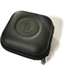 KZ Earphone Case Zipper Headphone Bag IEM Earbud Box Black