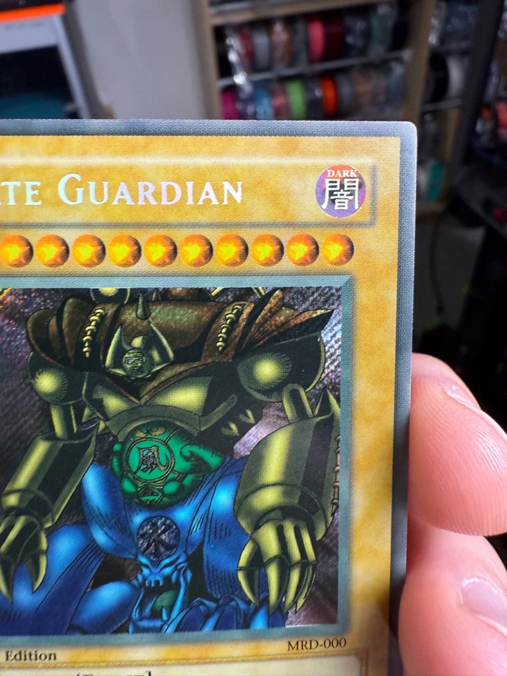 Yu-Gi-Oh! Gate Guardian MRD-000 Secret Rare 1st Edition NA Light Fade - Image 4 of 4