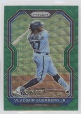 2021 Panini Prizm Tier II Green Wave Prizm Vladimir Guerrero Jr #186 qf6