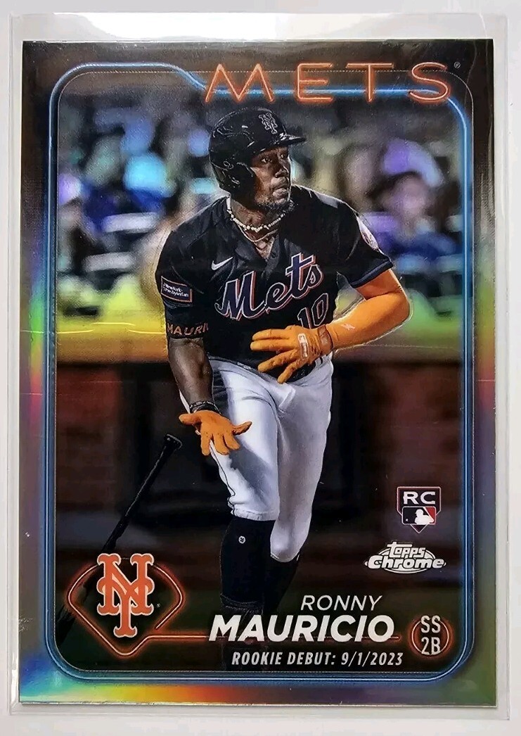 2024 Topps Chrome Update RC Rookie Debut Refractor Ronny Mauricio #USC41 Mets