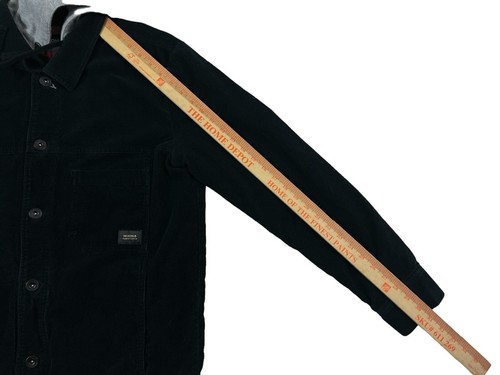 Nixon Men Black Long Sleeve Button Up Hooded Jacket Sz M - Picture 4 of 6