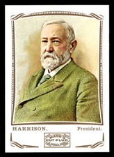 Benjamin Harrison 2009 Topps Mayo 23rd President Card #1
