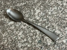 Studio William LARCH SATIN Solid Serving Spoon 9 3/4" Stainless Flatware One (1)