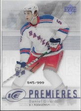 2007-08 Upper Deck Ice DANIEL GIRARDI Ice Premieres rookie card #151