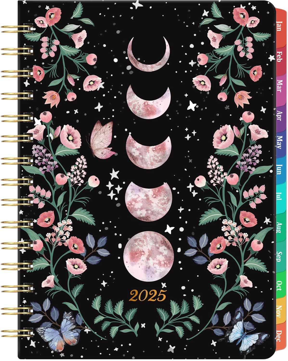 2025 Planner - 2025 Planner Weekly and Monthly with Colorful Tabs, Jan. 2025 - D