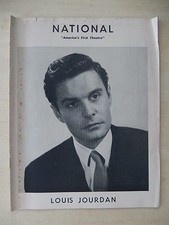 1955 THEATRE PROGRAM, TONIGHT IN SAMARKAND, NATIONAL THEATRE, LOUIS JOURDAN