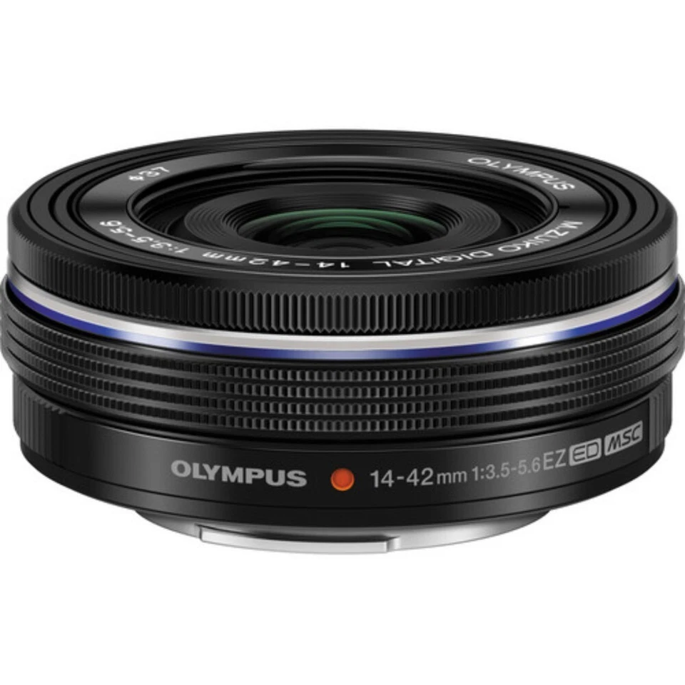 M.Zuiko 14-42mm f/3.5-5.6 EZ Lens for Olympus Panasonic M4/3 Mount Cameras Black - Image 2 of 4