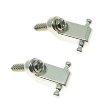 2x Silver Guitar String Trees Retainer Guides Fits Fender American Strat Tele