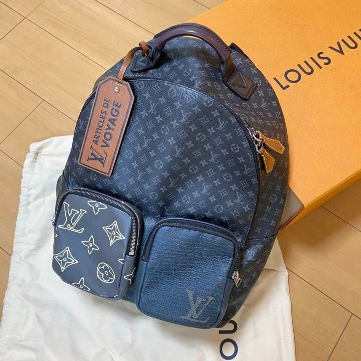 LOUIS VUITTON Monogram Eclipse Backpack multi-pocket TJ3200 premium price  USED