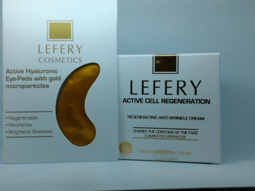 Lefery Active regenerating cream anti-aging anti-ageing + Lefery Eye Pads - Afbeelding 1 van 14