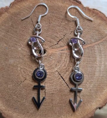 Vivienne Westwood ISMENE Prince Cut Mermaid Tear Drop Earrings NEW IN BOX - Foto 2