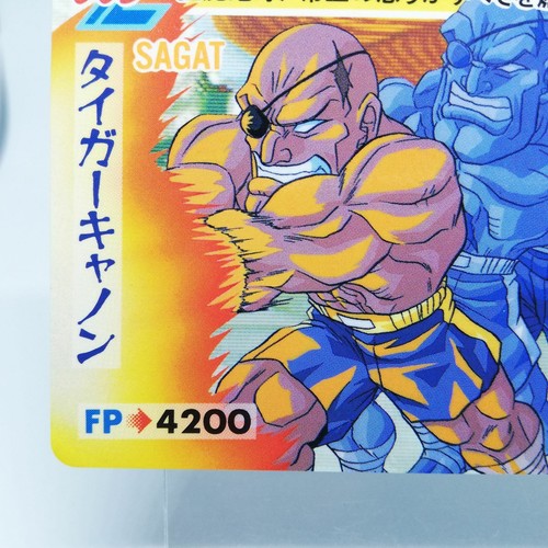 SAGAT 065 Street Fighter ZERO2 II capcom game Card Arcade PS SS JAPAN - Picture 3 of 12