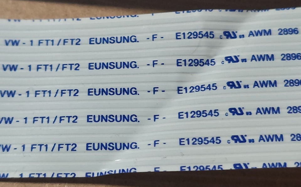 Nappe EUNSUNG 5 Pins 219mm X 7.5mm – Câble Nappe Blanc Pour Réparation Universelle