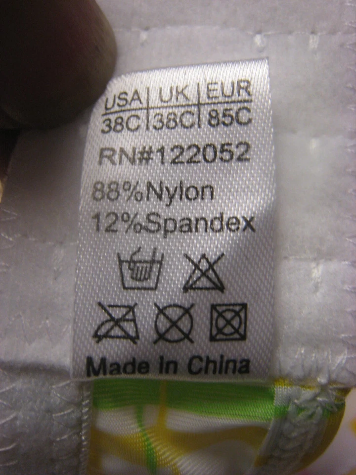 Nuevo con etiquetas #6204 Coobie Sujetador Ajustable Pushup Multicolor Multicolor Talla 38C Lote (6) Foto 4 de 4