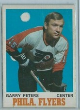 1970-71 OPC O-Pee-Chee #196 Garry Peters Philadelphia Flyers