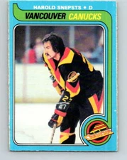 (HCW) 1979-80 O-Pee-Chee #186 Harold Snepsts  Vancouver Canucks V18466
