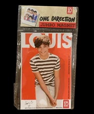 One Direction 1D 4.5" X 3" Louis Tomlinson Jumbo Magnet 2013 New