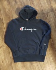 Champion Reverse Weave Men's Vintage 70s Spellout Hoodie Sweatshirt Size XL