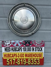 1971 Cadillac Eldorado Hubcap Fwd 1 Rare Convertible 15 Original Stainless 1971 Cadillac Eldorado Hubcap Fwd 1 Rare Convertible 15 Original Stainless