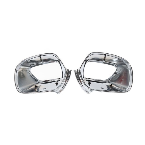 Rear View Side Mirror Housing Case Cover For Honda GL1800 GOLDWING 01-11 Chrome - Picture 2 of 9