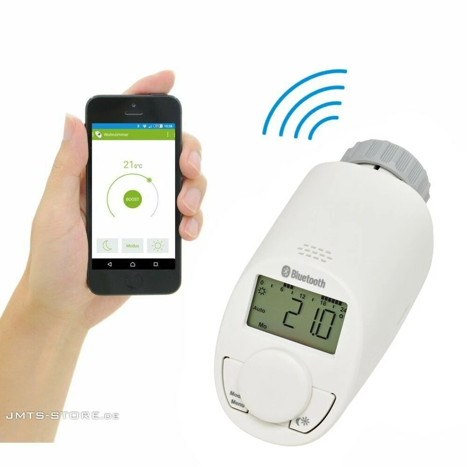 Bluetooth® Heizkörper Thermostat Android iOS Heizungsregler Heizkörperthermostat