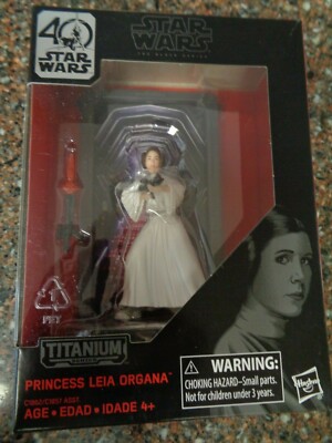 Star Wars Black Series Titanium 04 Princess Leia Organa 3,75'' NEU 630509536566
