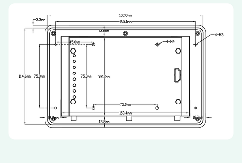 GeniusCore ControlHUB 7" inch IPS All in One Android Panel PC RK3568 2G 16G - 第 5/13 張圖片