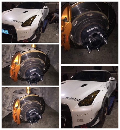 2x 35mm Forged Wheel Spacer 5x4.5 fit Nissan GTR,Skyline,240SX,350Z,370Z,S13,S14 - Picture 5 of 12