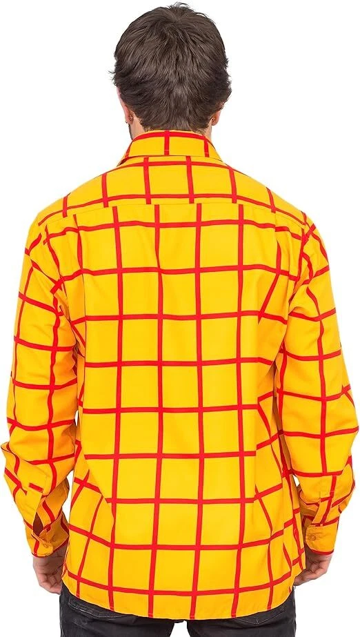 Camisa Vaquera Sheriff Woody Disfraz de Halloween Juegos con disfraces Toy Story Personaje Conjunto Foto 2 de 4