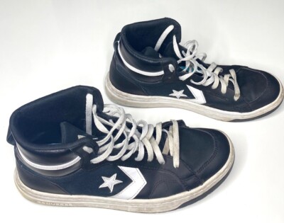 Converse All Star Black White Old School High Top Unisex Sneakers 11.5M / 13W