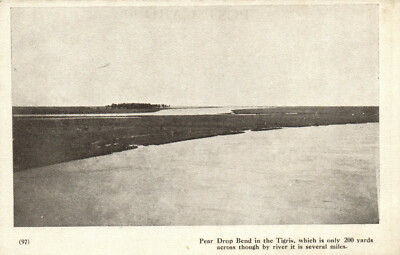 PC CPA IRAK, BIRNENTROPFENBOGEN IM TIGRIS, VINTAGE POSTKARTE (b16188)