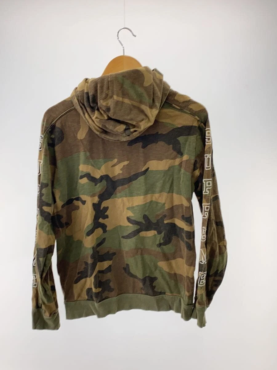 Felpa Supreme con cappuccio S cotone kaki mimetica usata