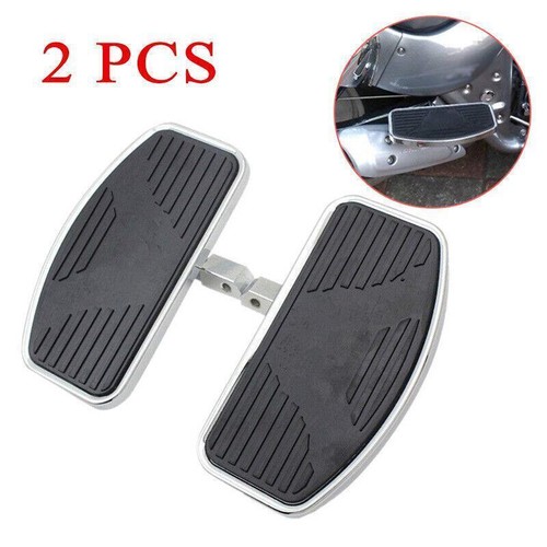 A Pair Motorcycle Left+Right Universal Floorboards Foot Boards Pedal For Relax