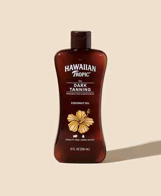 Hawaiian Tropic Dark Tanning Oil Original Indulge Pamper Nourish Soothe Skin 8oz
