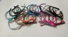 Handmade Narrow Skinny Classic Preppy Velvet Bow Headband 19 Colors