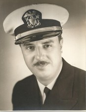 Vintage WWII U.S. Naval Commander, Captain or Above B W Photo 9" x 7"