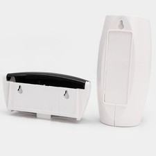 Toothpaste Dispenser With Brush Holder Automatic Black ABS Plastic