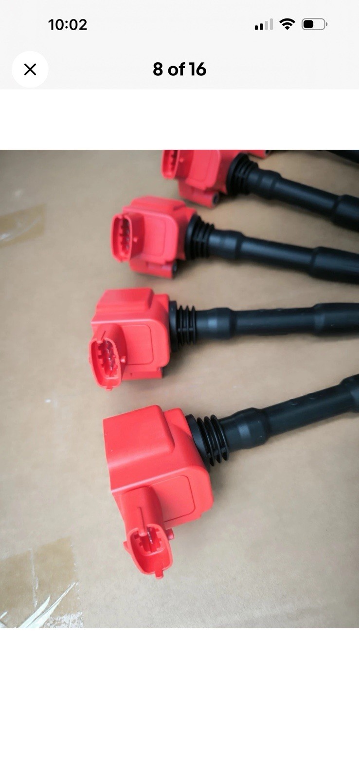 Maserati Ghibli S Q4 Ignition coils 6 pcs Red P/N 000288233