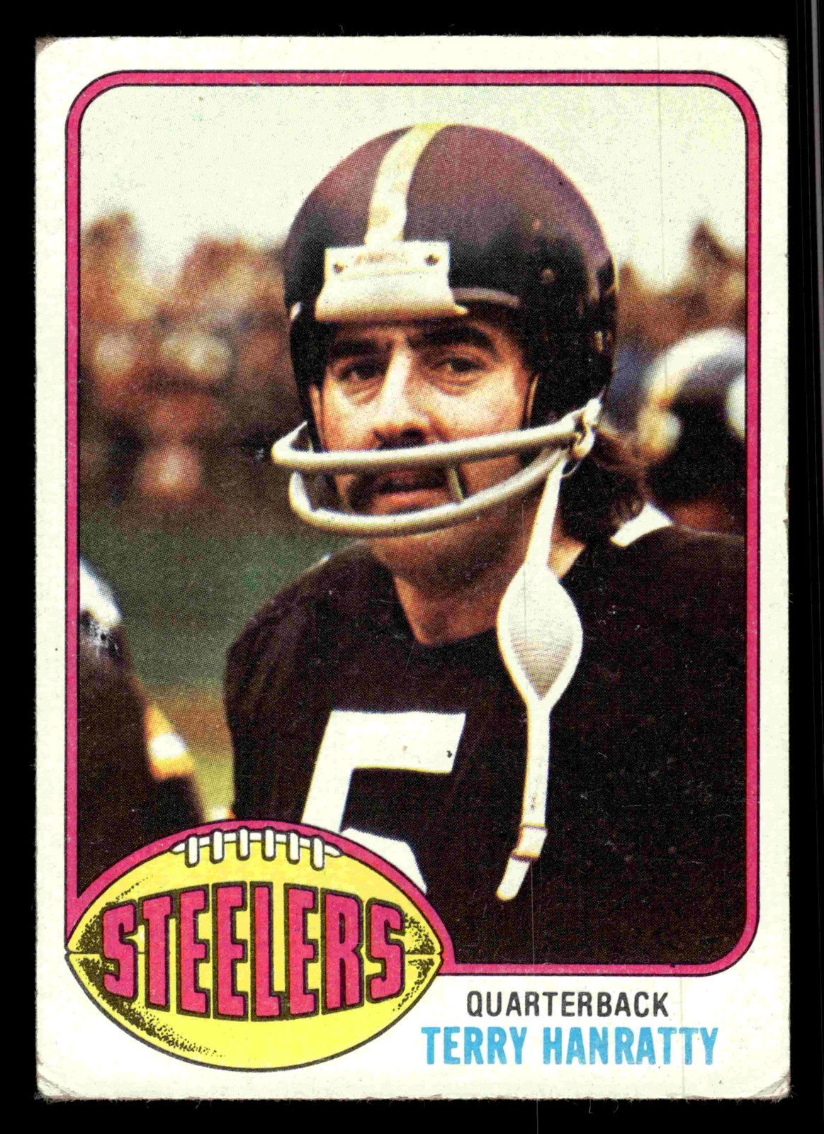 1976 Topps Terry Hanratty #442 - Pittsburgh Steelers