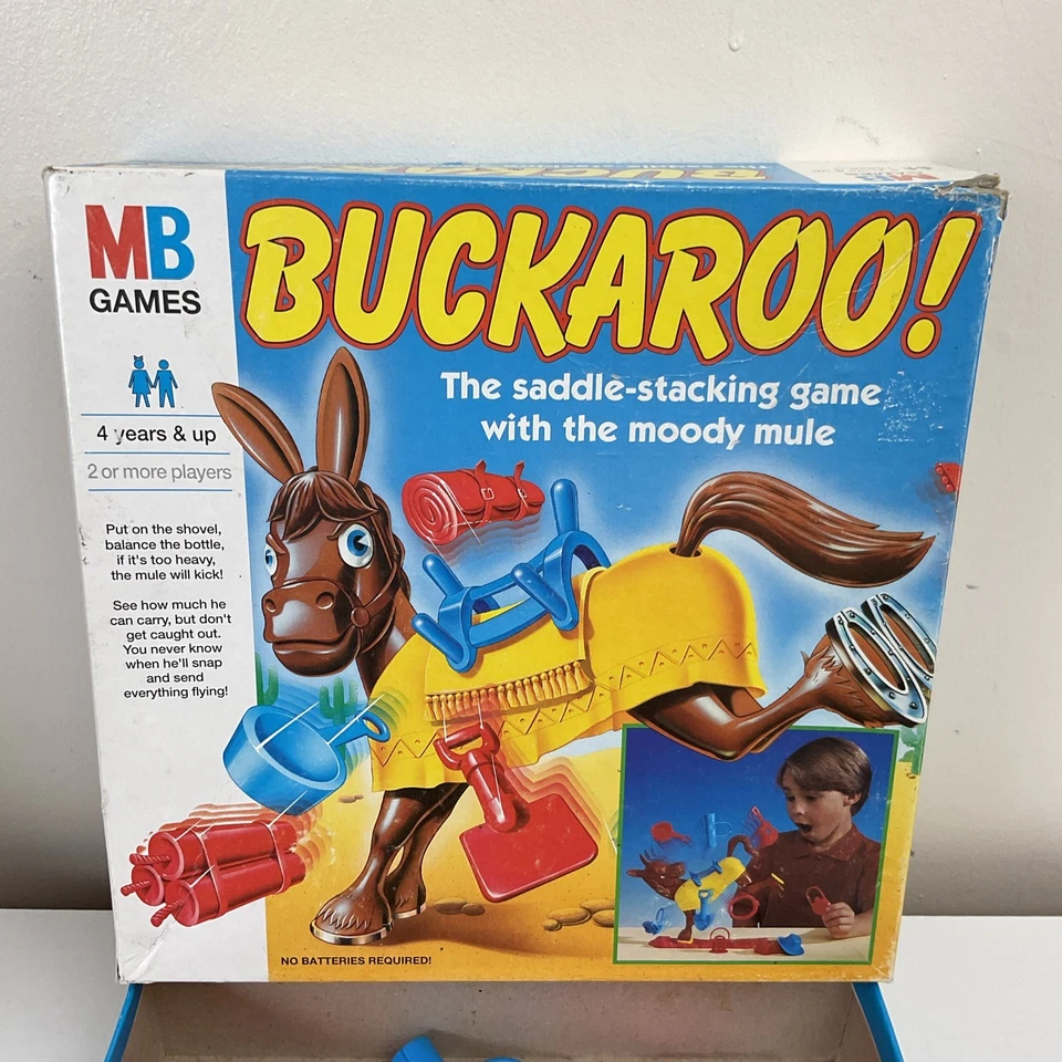 MB Games Vintage 1996 Buckaroo Kicking Mule Family Game - Complete - Image 3 of 4
