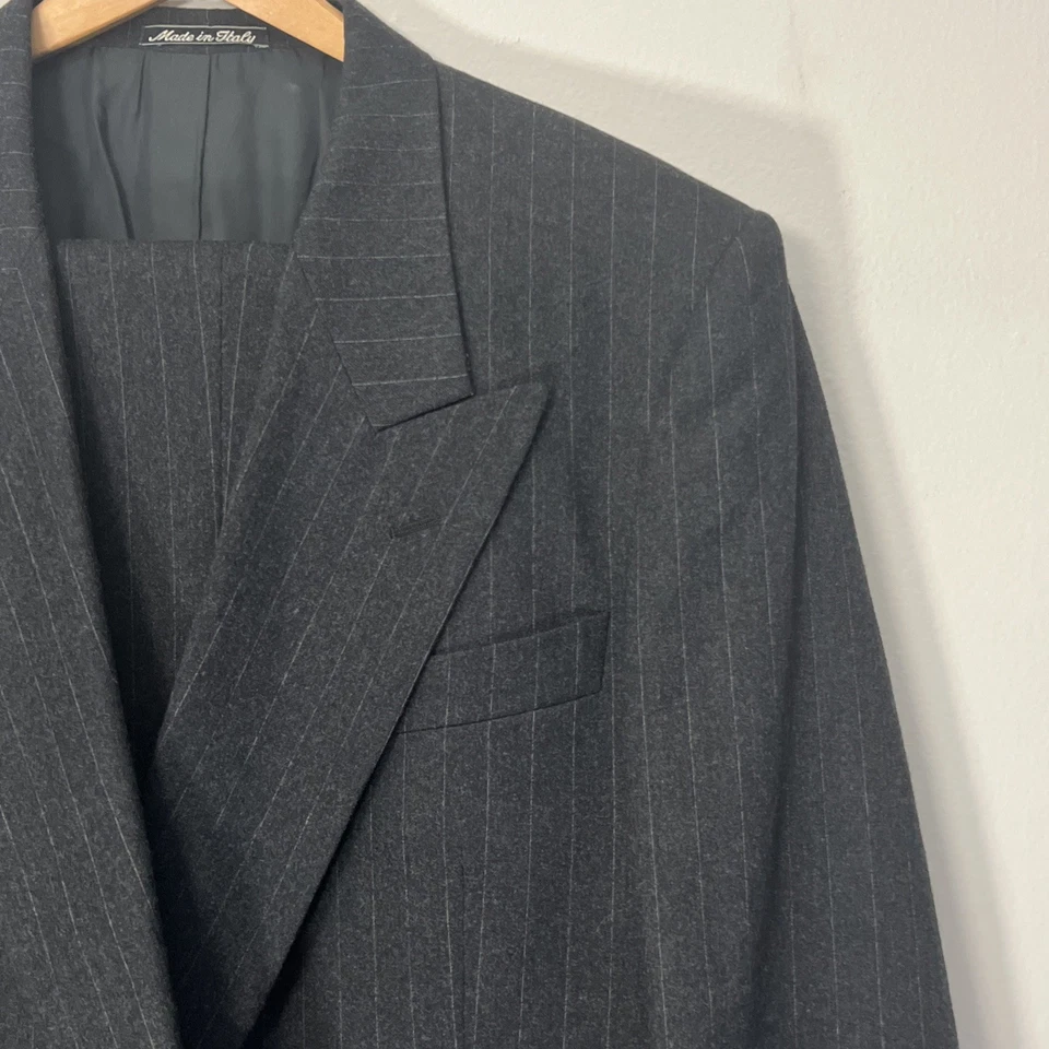 Traje de hombre Emanuel Ungaro doble botonadura talla 44R pantalones 38Wx31L Saks Fifth Ave Foto 3 de 4