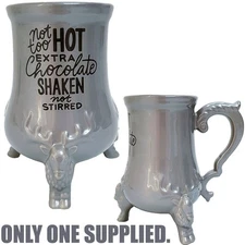 Disney Store Reindeer Hot Cocoa Chocolate Mug The Santa Clause Xmas Cup 3 Feet